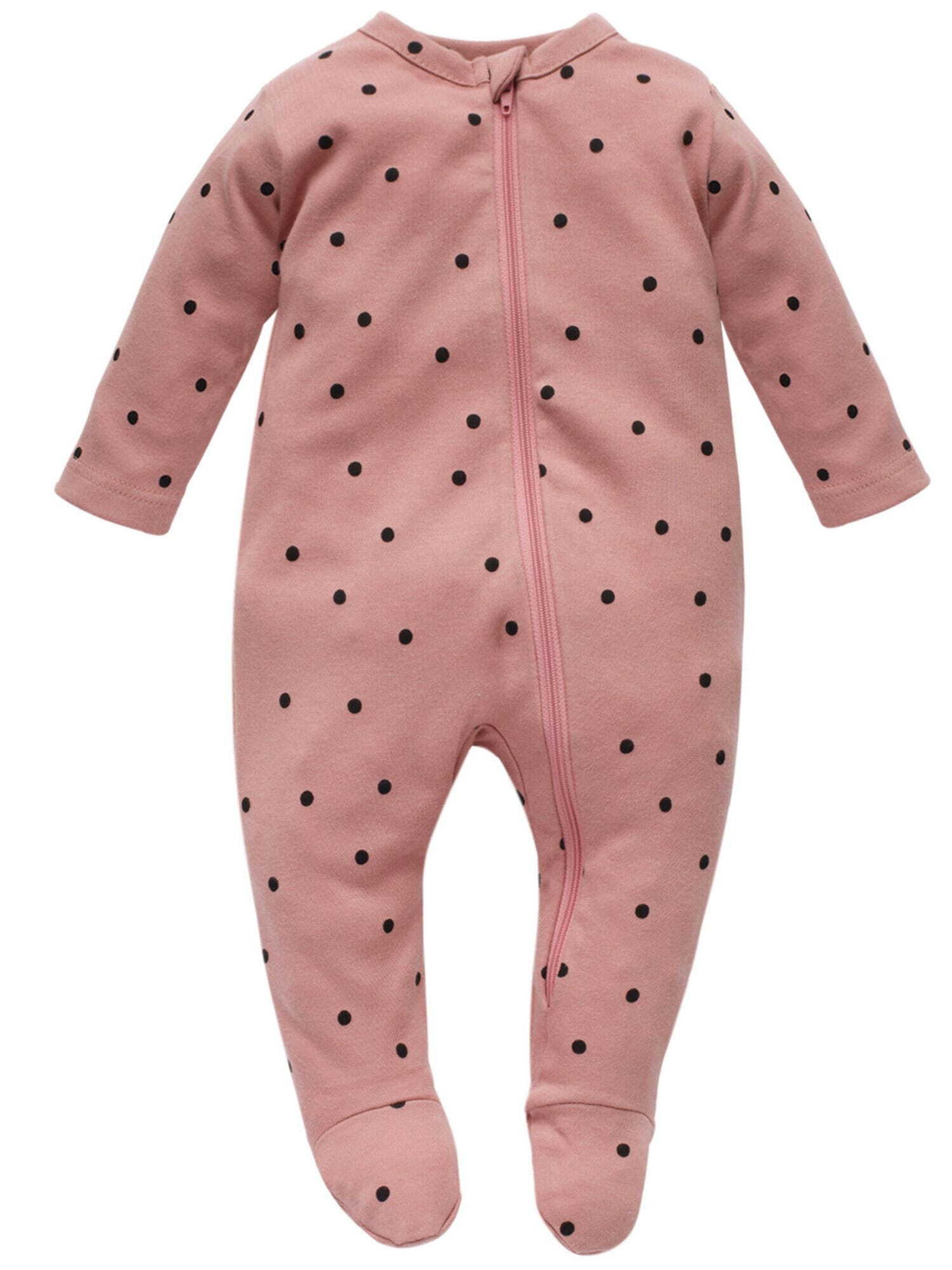 Pinokio Strampler in Pink: Vorderseite