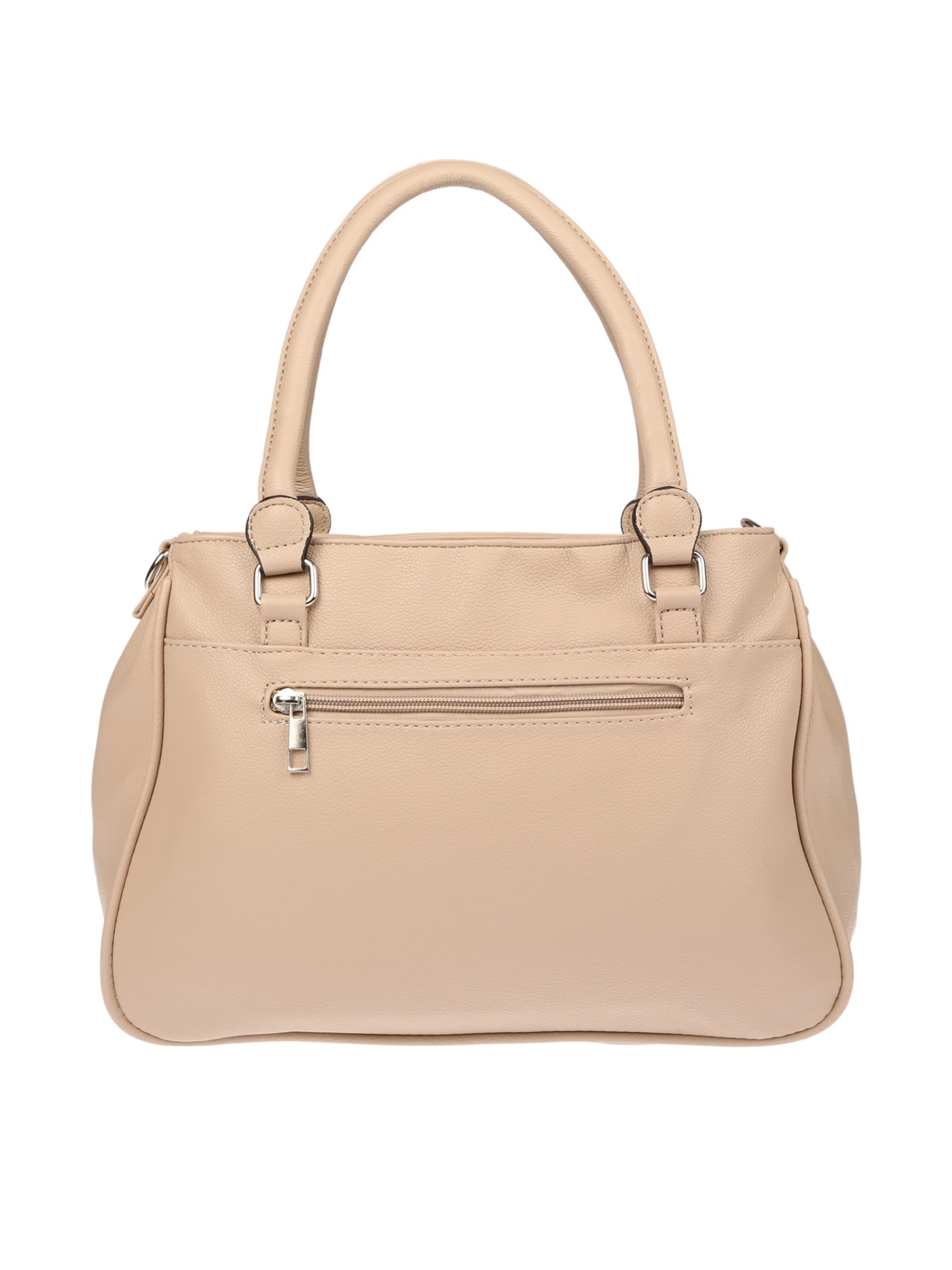 Christian Wippermann Handbag 'Große Damen Tasche Umhängetasche Schultertasche' in Beige