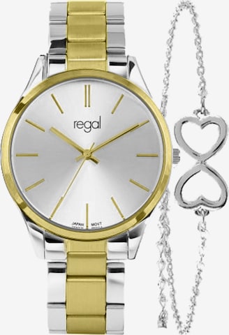 Montre à affichage analogique Lucardi en mélange de couleurs : devant