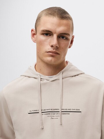 MANGO MAN Sweatshirt 'Senyh' in Beige