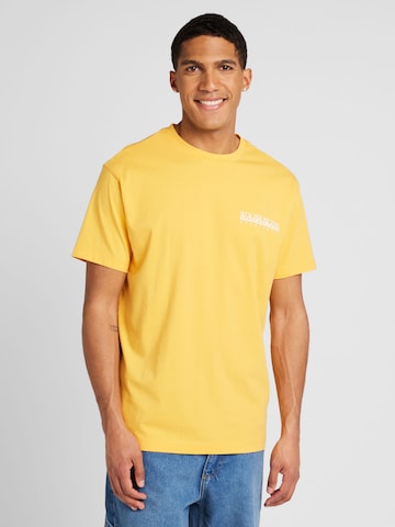 Maglietta 'FABER' di NAPAPIJRI in giallo