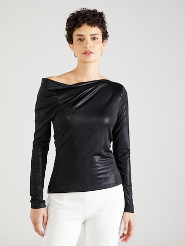 Lauren Ralph Lauren Тениска 'MERNE' в черно: отпред