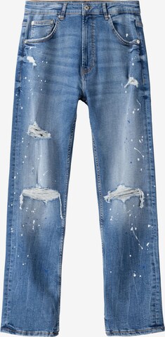 Bershka Jeans in Blauw: voorkant