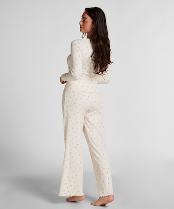 Hunkemöller Schlafshirt 'Daisy' in Weiß