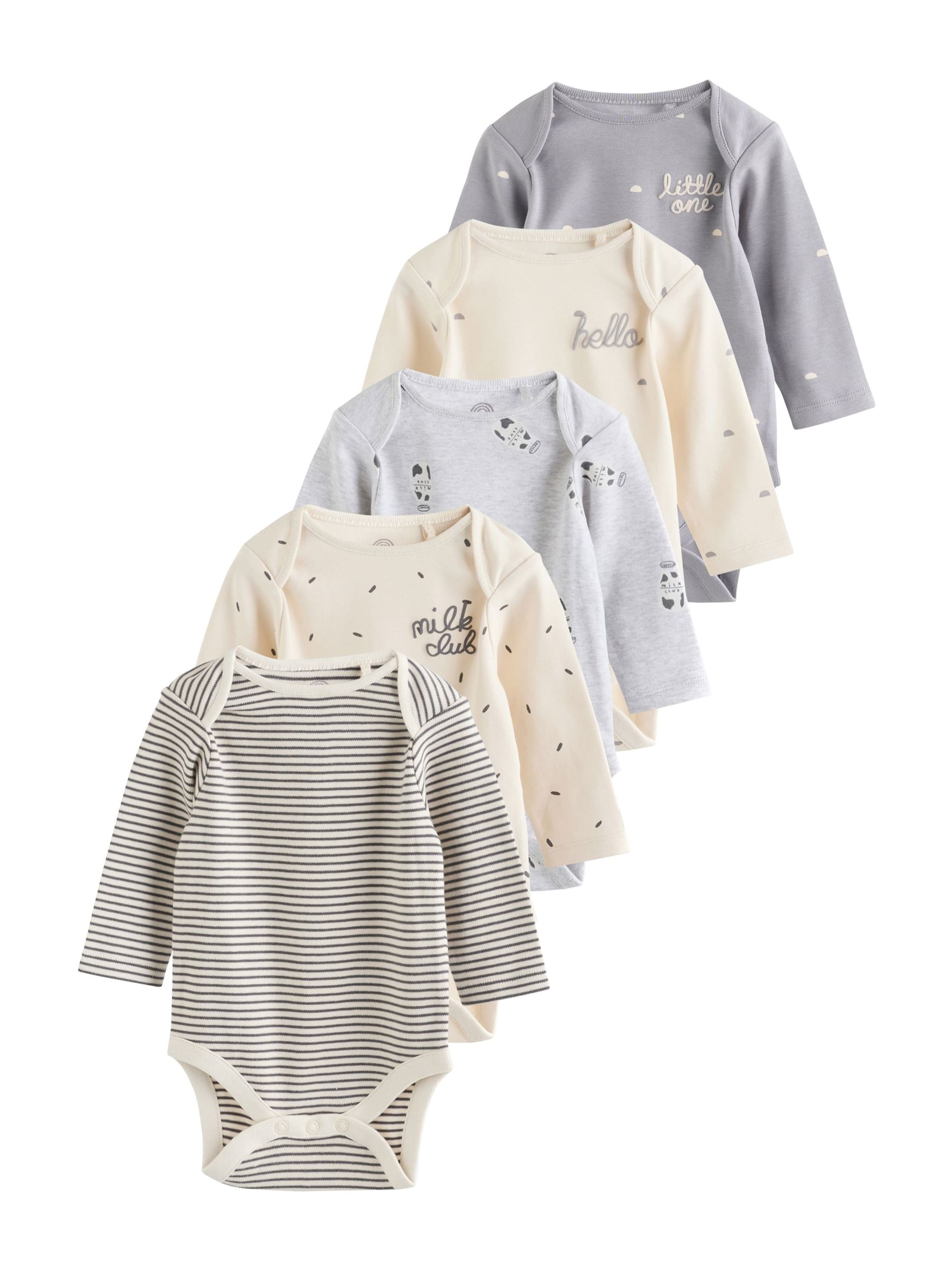 Next Pajac/bodi | bež barva: sprednja stran