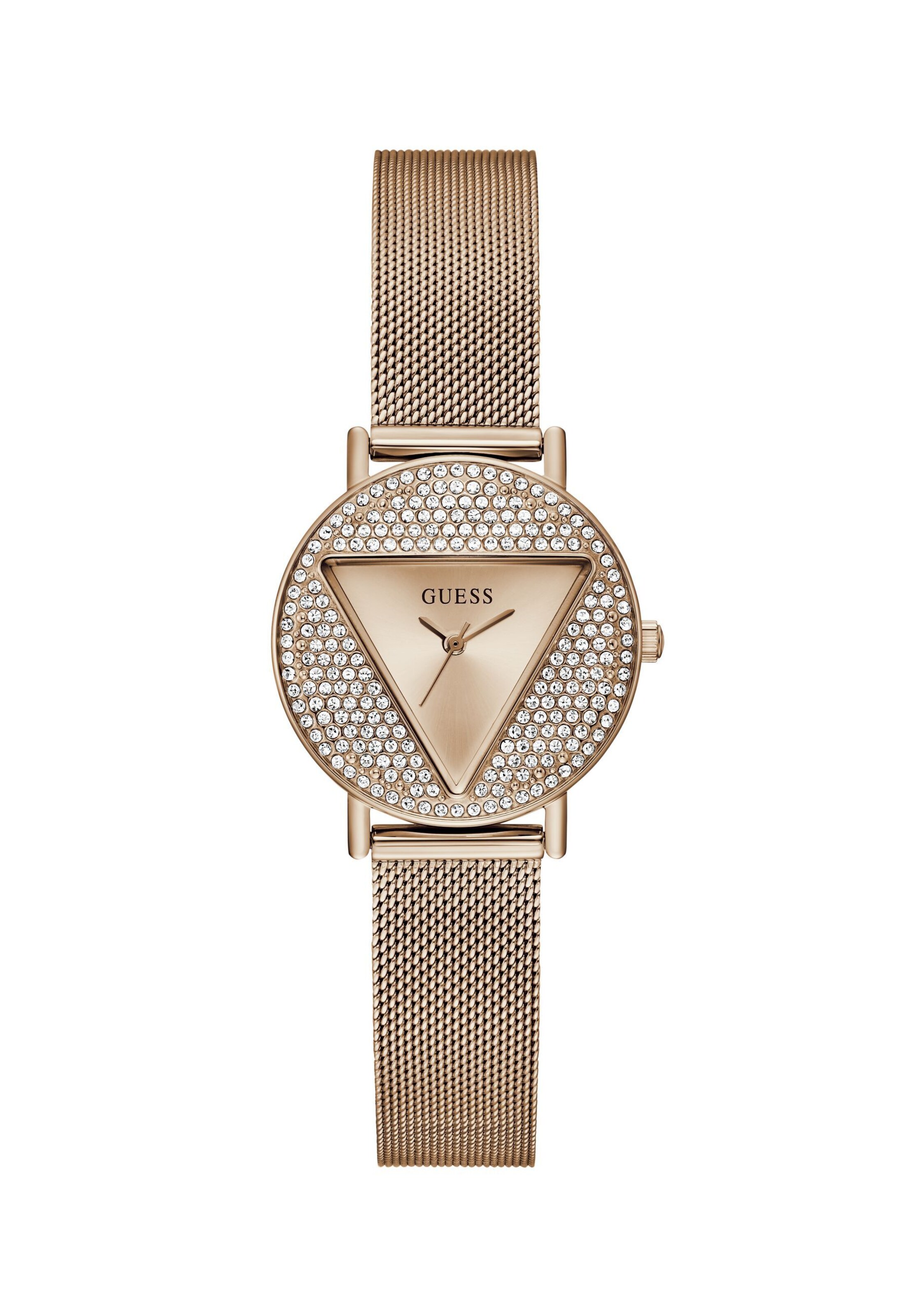 GUESS Analog Watch 'Mini Iconic' in Gold: front
