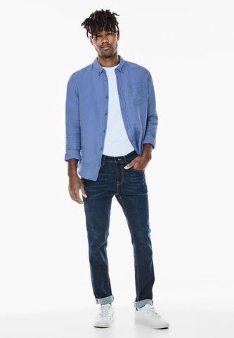 Street One MEN Regular Fit Hemd in Blau