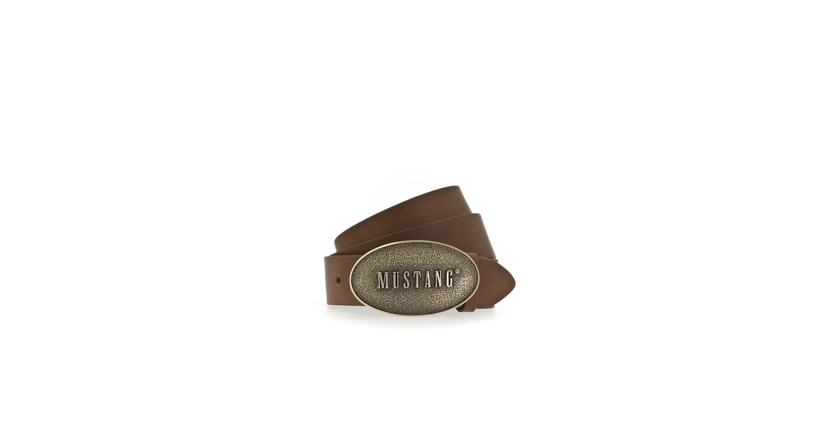 MUSTANG Leather Belt W80 Black - verkortbare MUSTANG Leather Belt W80 Black - verkortbare