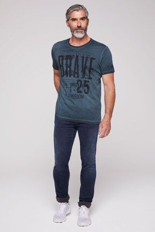 CAMP DAVID Shirt 'Brave The Element I' in Blauw