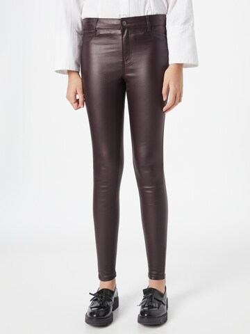 Dorothy Perkins Skinny Jeansy 'Frankie' w kolorze fioletowy: przód