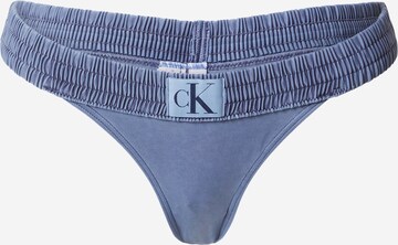 Calvin Klein Swimwear Dół bikini w kolorze niebieski: przód