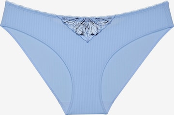 TRIUMPH Slip ' Wild Iris Florale Tai ' in Blauw: voorkant
