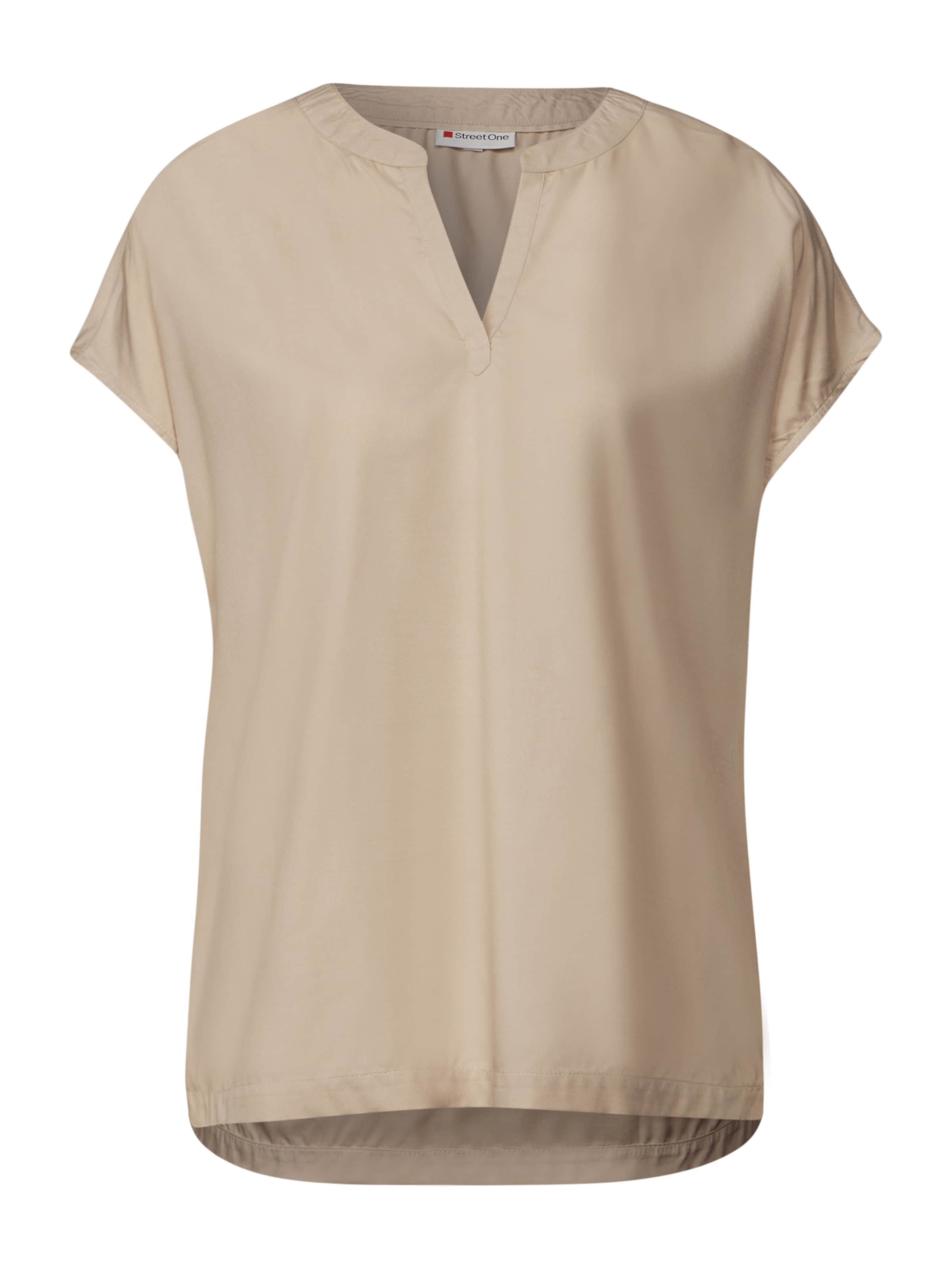 STREET ONE Блузка в Бежевый: спереди