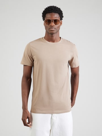 SELECTED Shirt 'SLHDAN' in Beige: voorkant