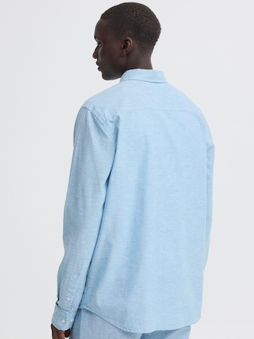 Regular fit Camicia ' BHAban Slub Linen Mix ' di BLEND in blu