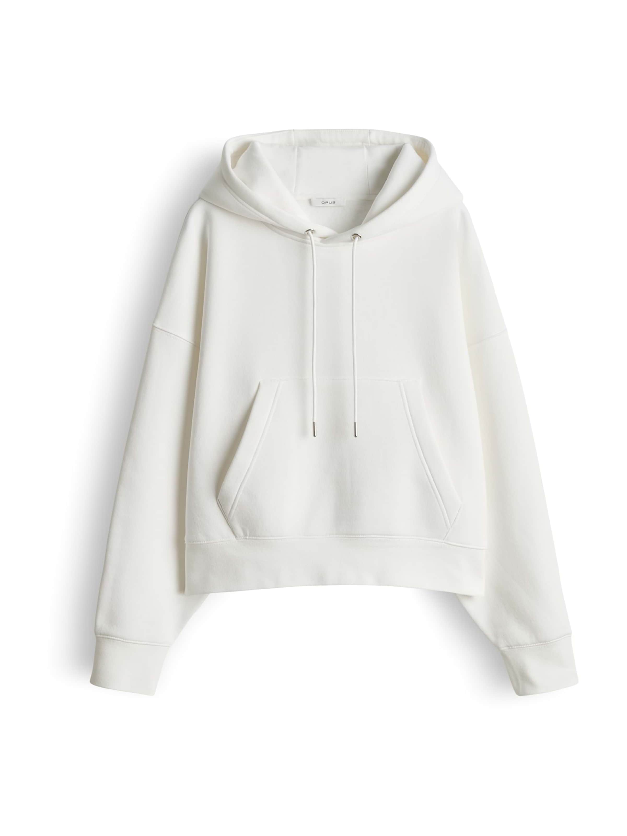 OPUS - Sudadera 'Grover' en blanco: frente
