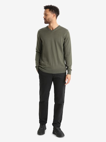 ICEBREAKER Athletic Sweater 'Shearer' in Green