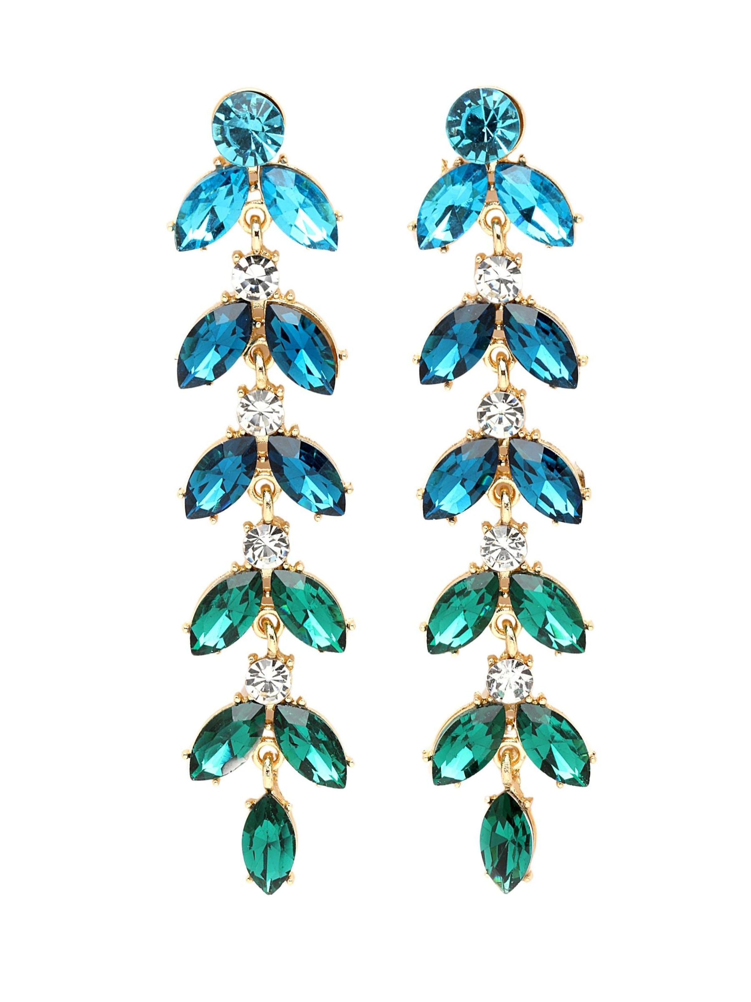 AVANT-GARDE PARIS Earrings 'Florenceta' in Blue: front