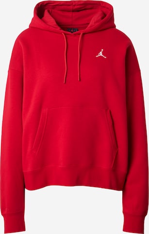 Jordan Sweatshirt 'Brooklyn' i röd: framsida