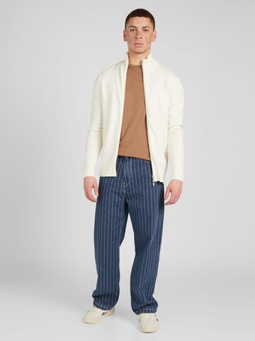 DRYKORN Knit Cardigan 'ANTONIO' in White