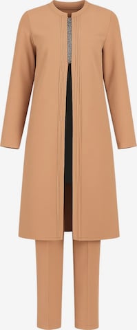 fashionshowcase Pantsuit 'NAZAN' in Yellow: front