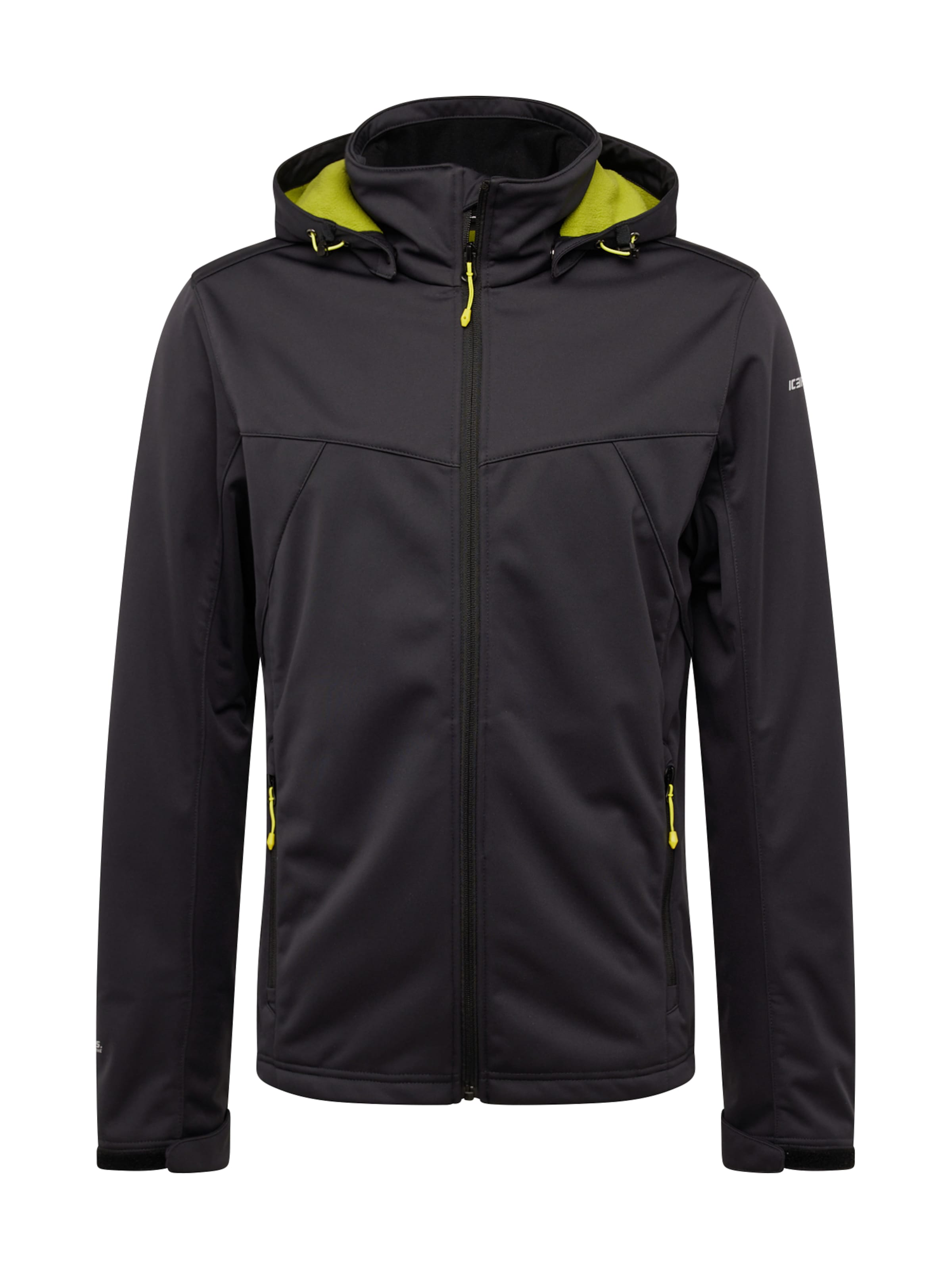 ICEPEAK Outdoorjacka 'Biggs' i svart: framsida