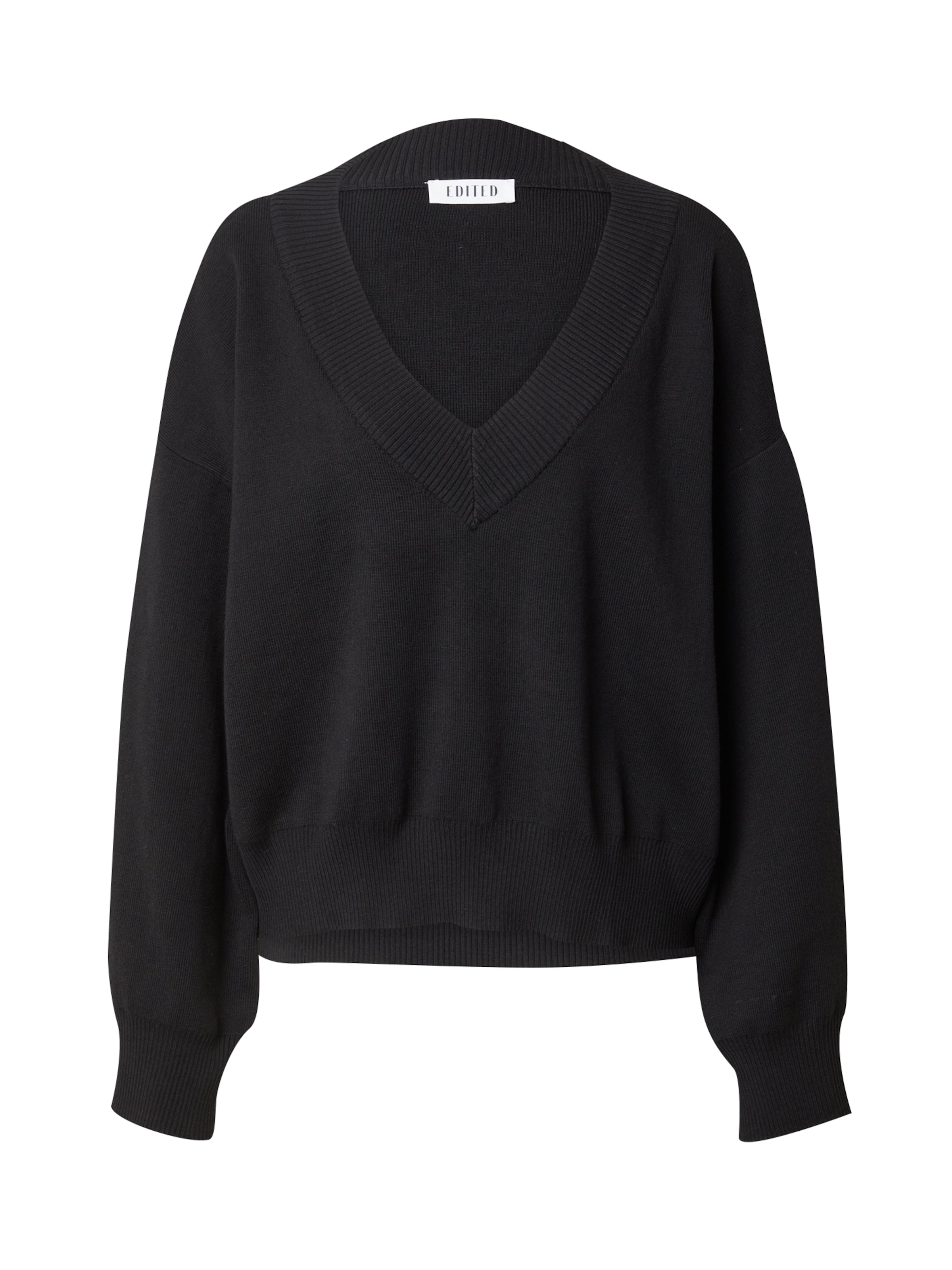 Pull-over 'Fabiola' EDITED en noir : devant