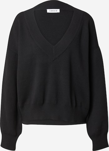 EDITED Sweater 'Fabiola' in Black: front