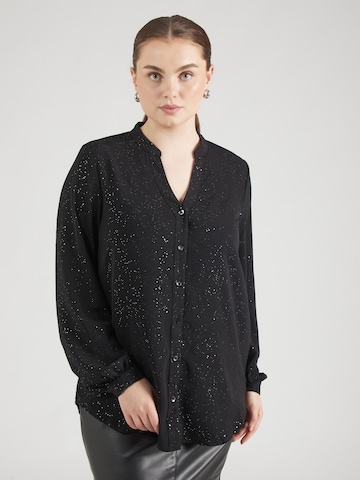 ONLY Carmakoma Bluse 'CARJOSEE METTA' in Schwarz: Vorderseite