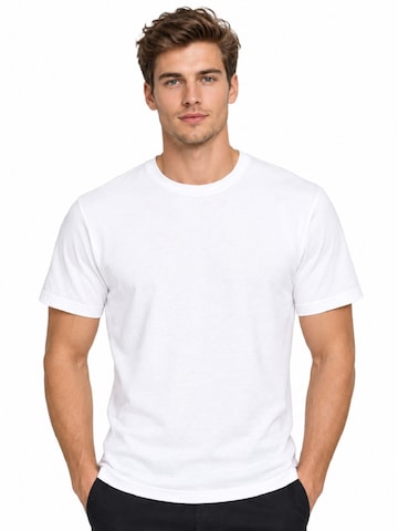 Maillot de corps '12 PACK WHITE T SHIRTS STEDMAN ST2000' Stedman en blanc