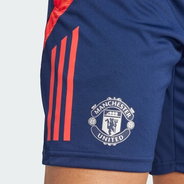 ADIDAS PERFORMANCE Regular Sports trousers 'Manchester United Tiro 24' in Blue