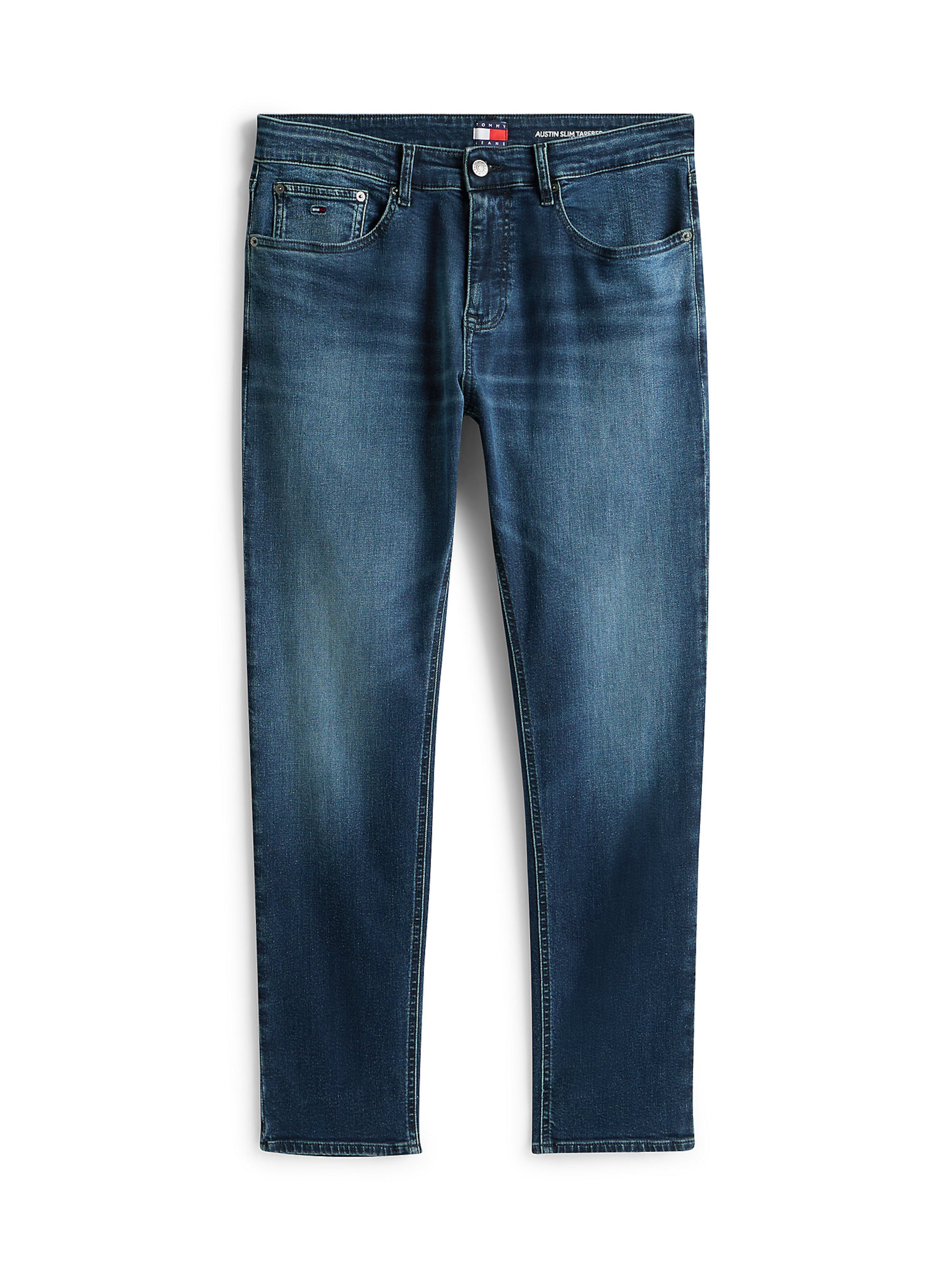Coupe slim Jean 'Austin' Tommy Jeans en bleu : devant