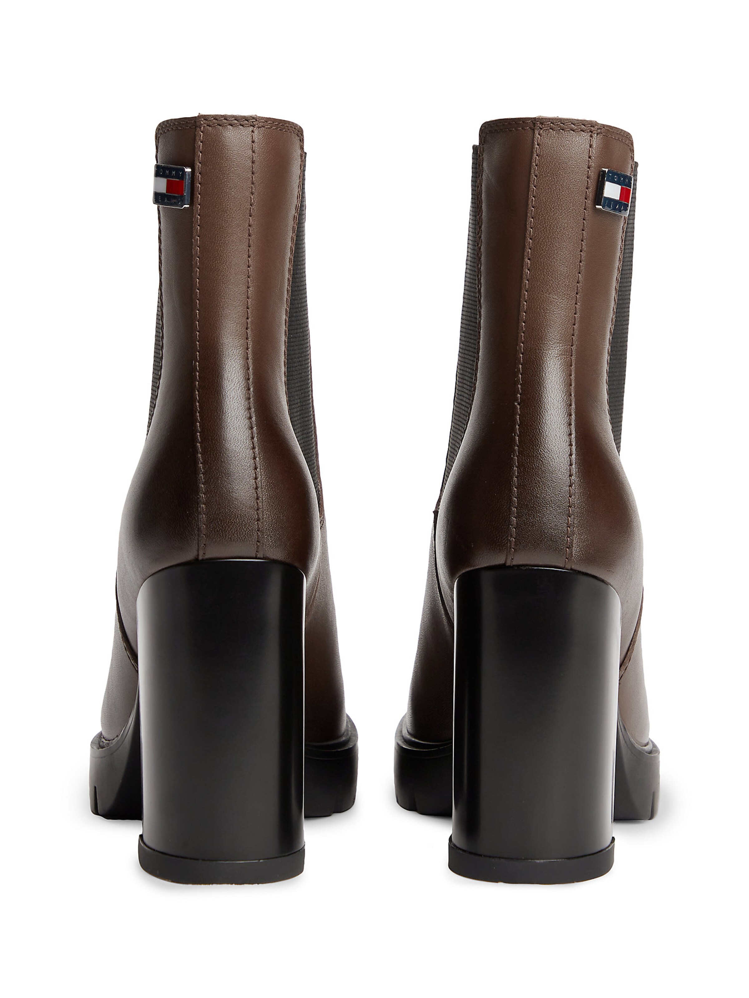 Tommy Jeans Chelsea boots in Bruin