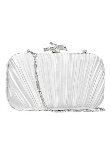 Magicshe Clutch in Silver: front