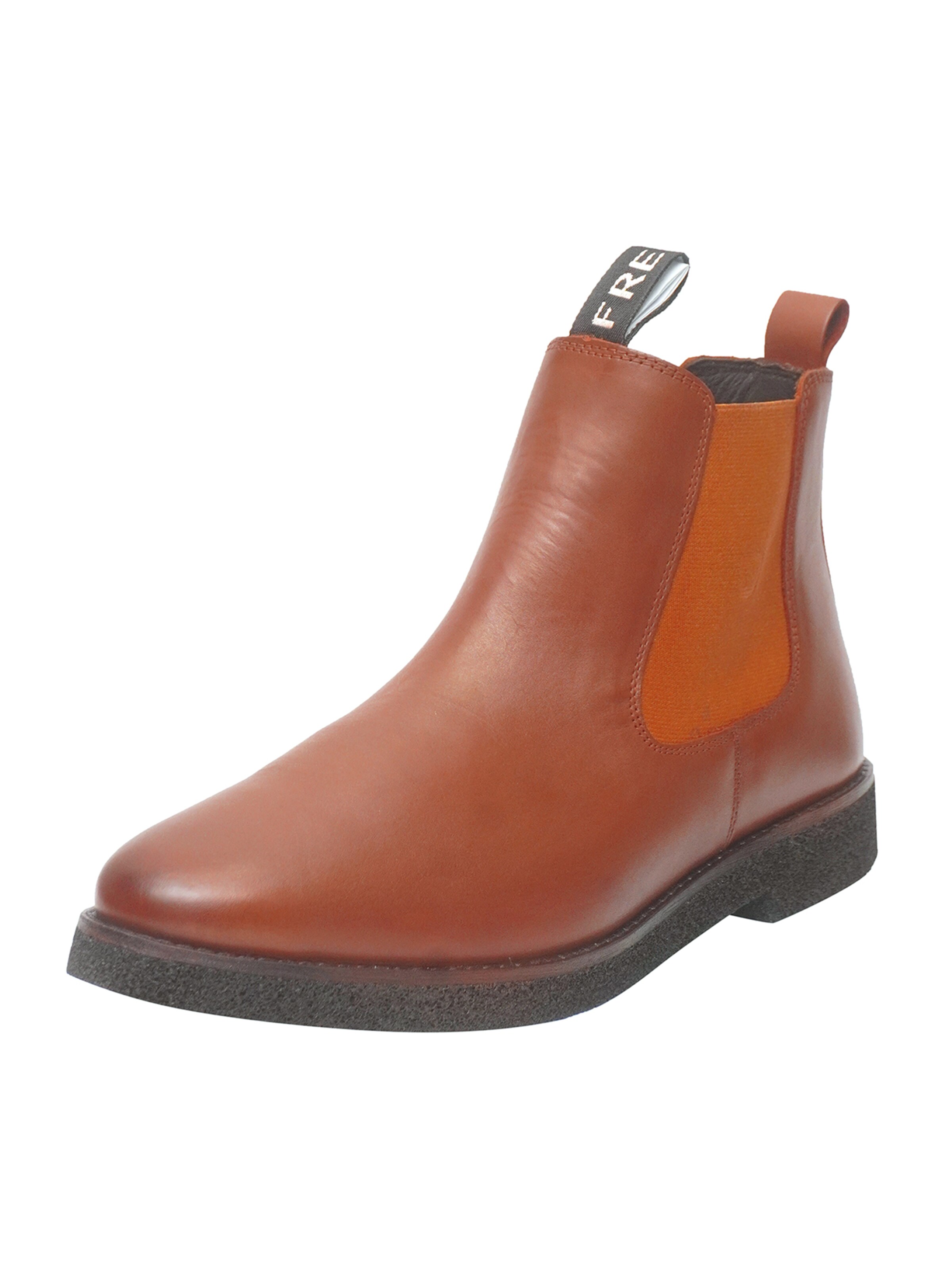 FREUDE Chelsea Boot 'BIMBA' in Braun: Vorderseite
