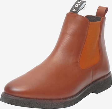 FREUDE Chelsea Boot 'BIMBA' in Braun: Vorderseite