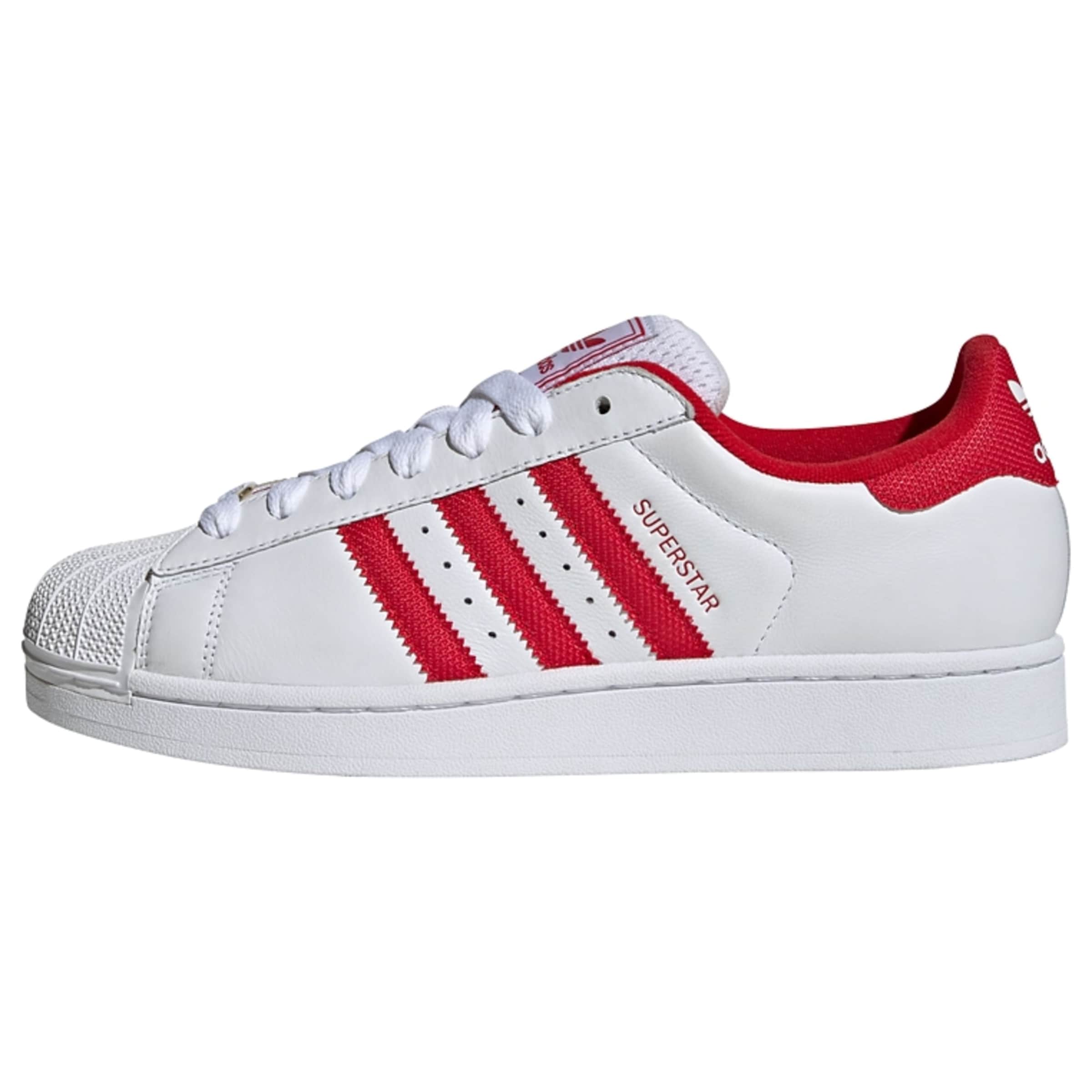 ADIDAS ORIGINALS Sneaker 'SUPERSTAR II' in rot / weiß, Produktansicht