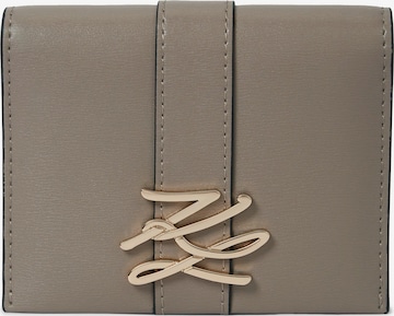 Porte-monnaies 'K/Autograph' Karl Lagerfeld en gris : devant