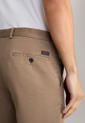 JOOP! Slim fit Chino trousers 'Hank' in Brown
