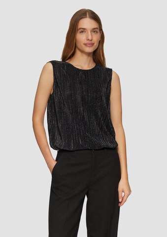 s.Oliver Shirt in Zwart: voorkant