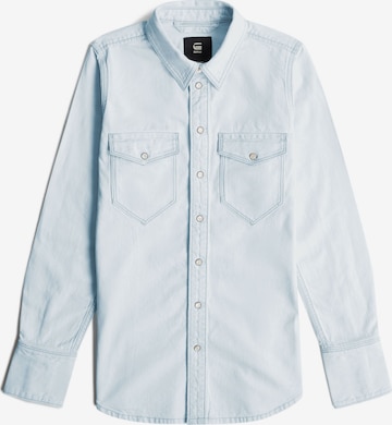 Chemisier G-STAR en bleu : devant