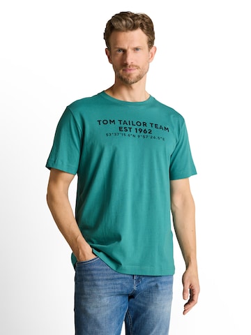 TOM TAILOR Póló - zöld: elől