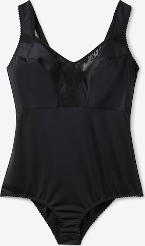 SHEEGO Bodysuit in Black: front