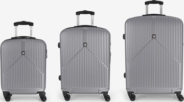 Gabol Suitcase Set 'Alabama' in Silver: front