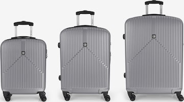 Set di valigie 'Alabama' di Gabol in argento: frontale