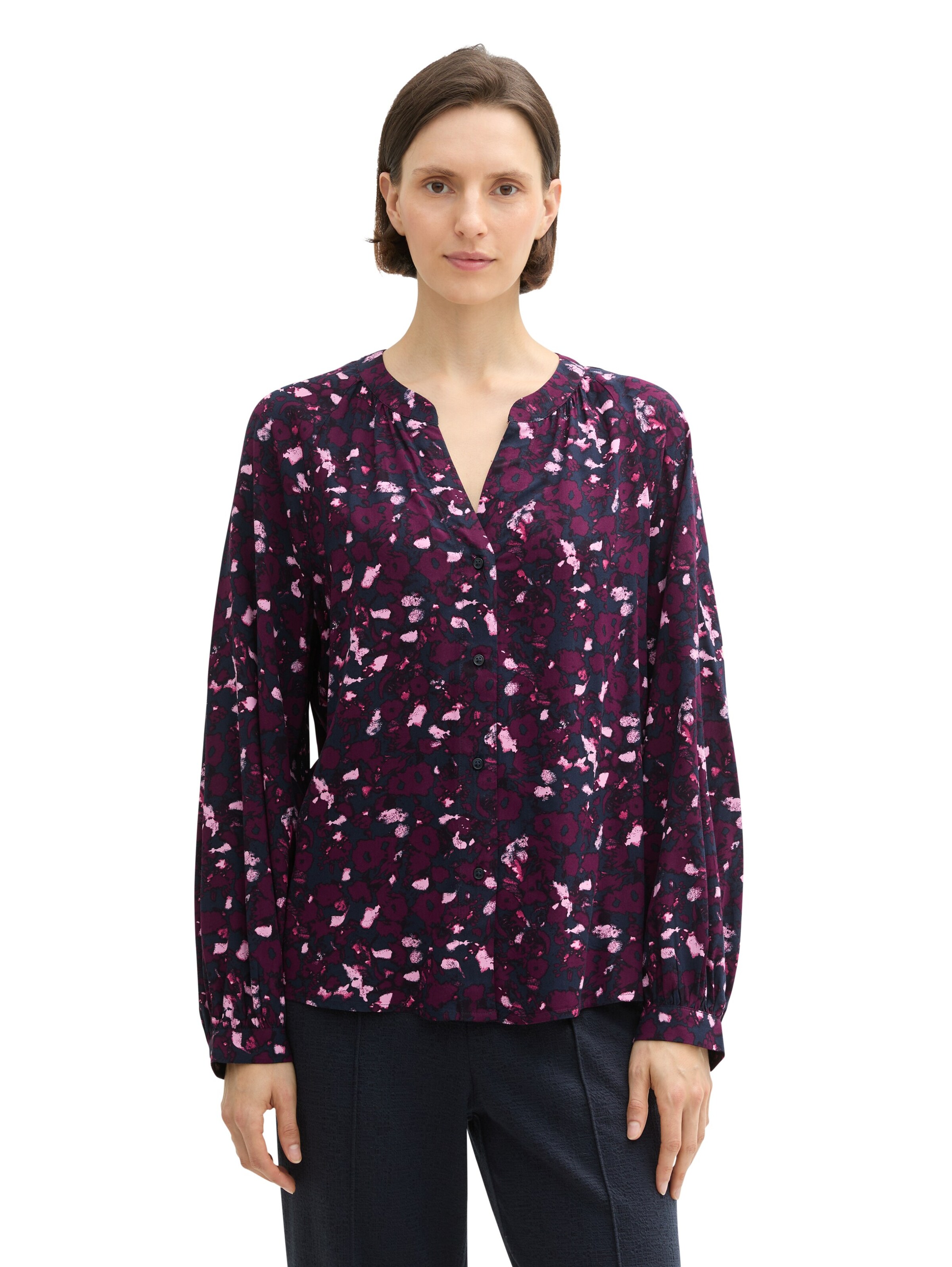 TOM TAILOR Bluse in Lila: Vorderseite