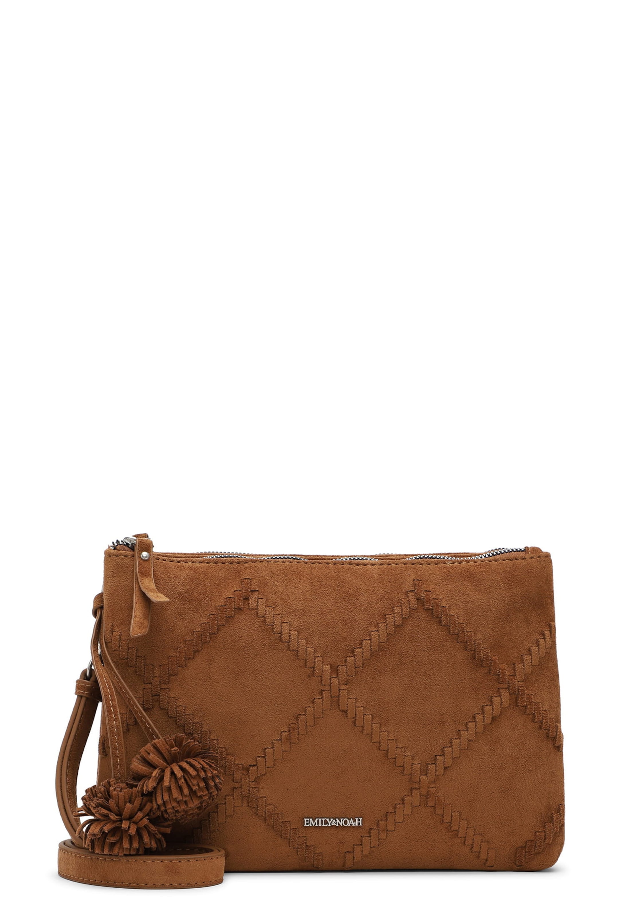 Borsa a spalla di Emily & Noah in marrone: frontale