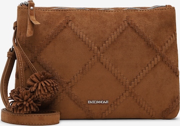 Borsa a spalla di Emily & Noah in marrone: frontale