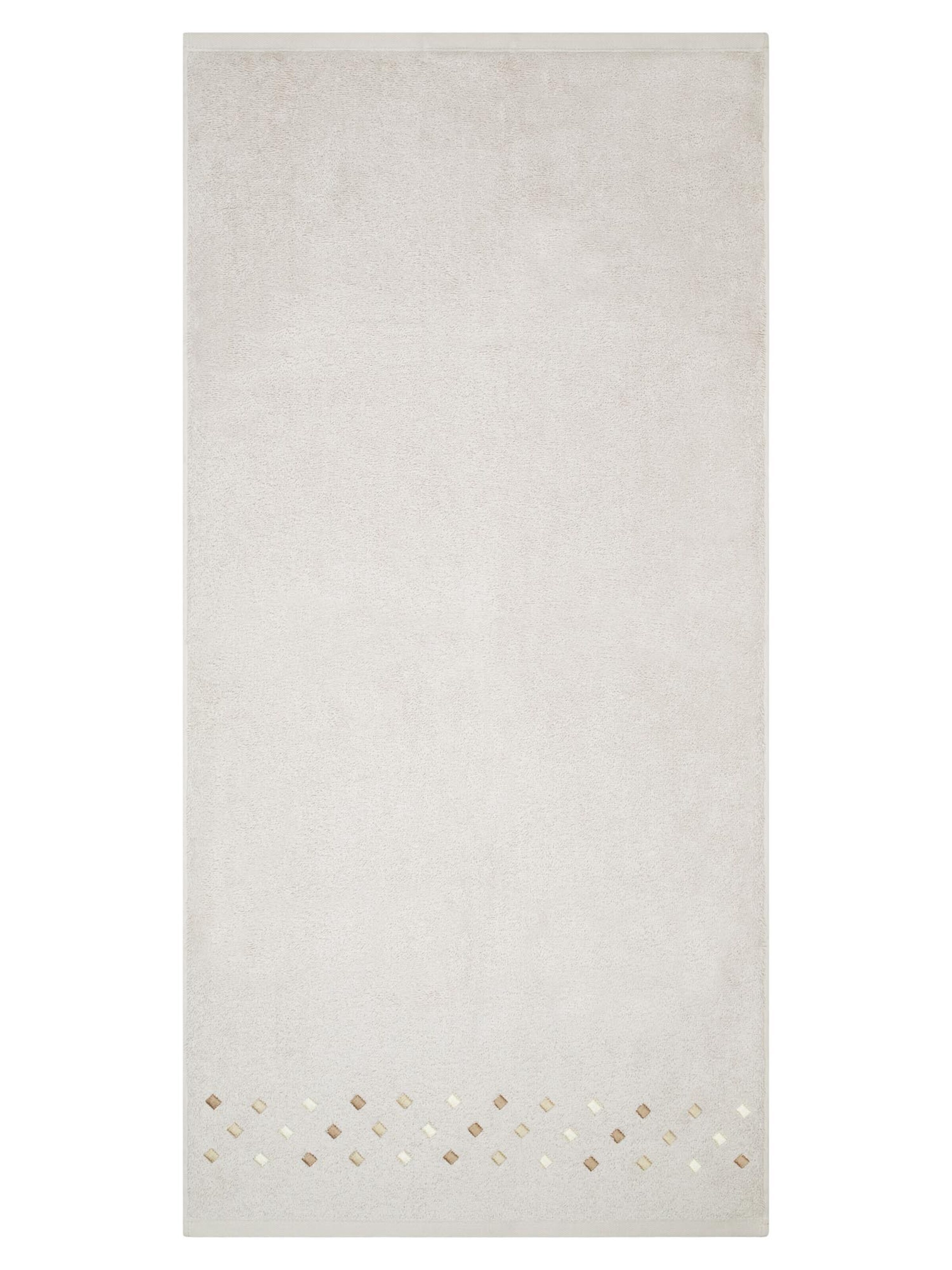 ROSS Towel 'Stoneline' in White