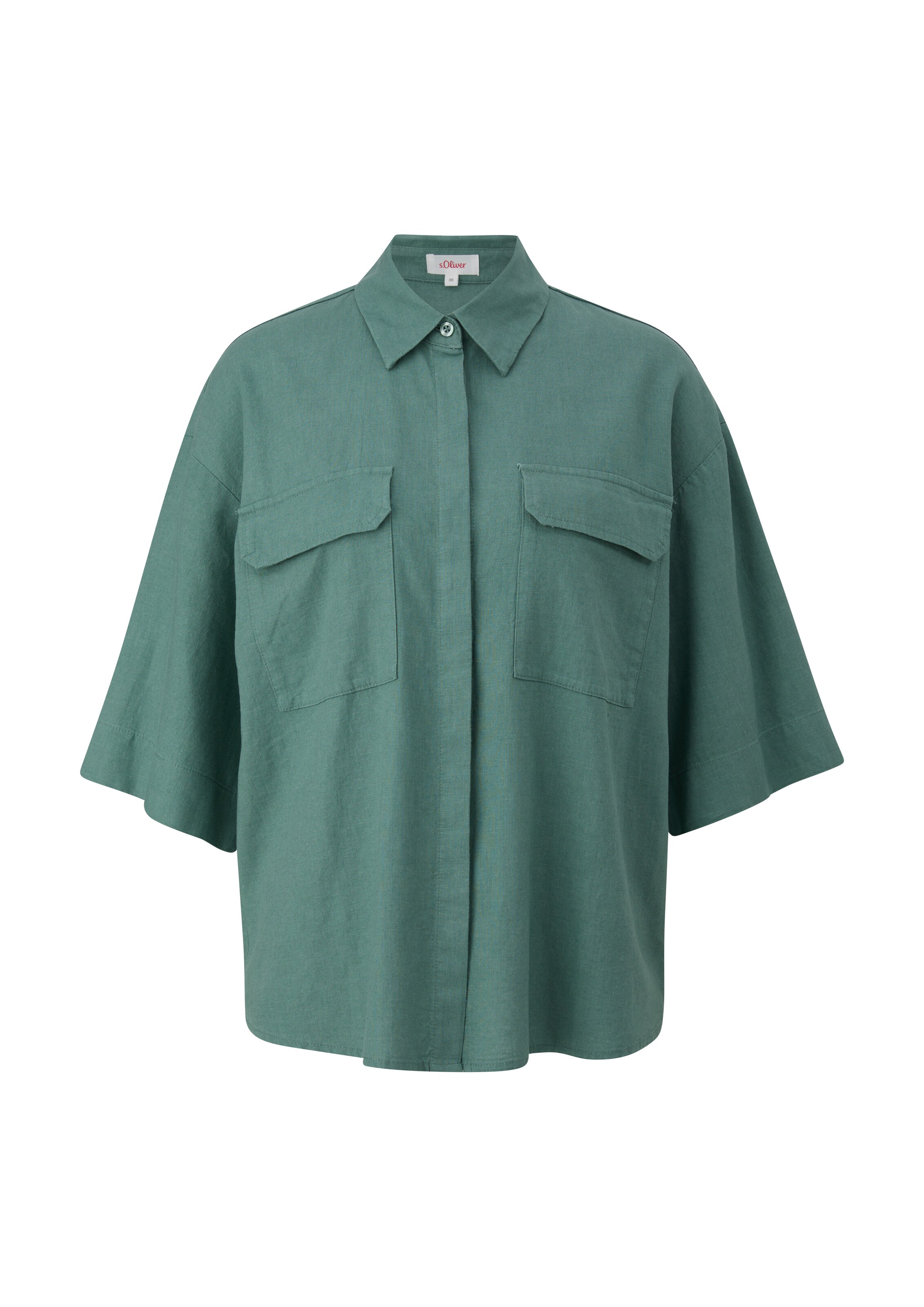 s.OliverBluza - zelena boja: prednji dio